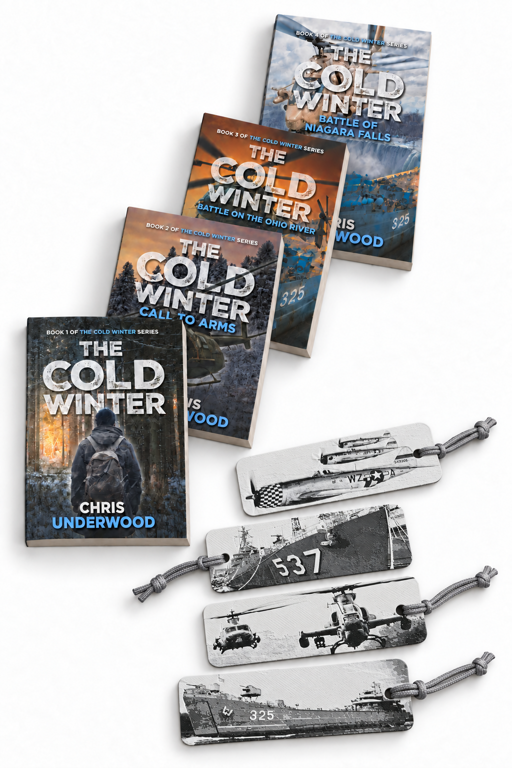 Collectors Bundle 4 Signed Books + 4 Bookmarks